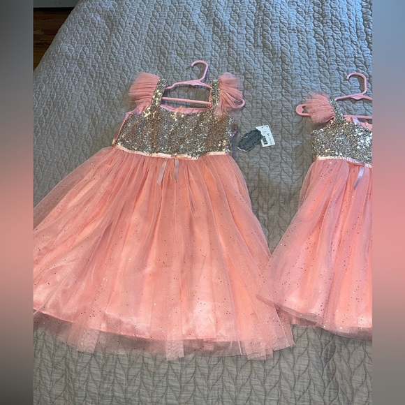 Popatu little girls sequin dress . Size 8 - Picture 11 of 16